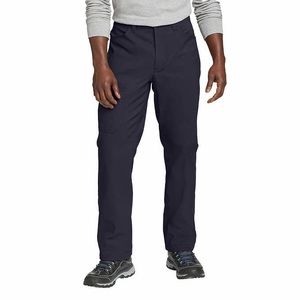 NWT Mens Eddie Bauer Dark Blue Fleece Lined Pants